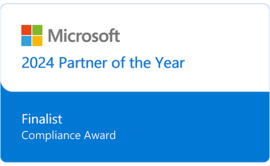 Microsoft Partner of the Year Compliance Finalist 2024 Microsoft Partner of the Year Compliance Finalist 2024